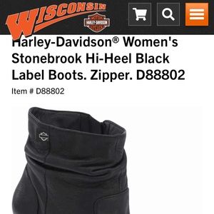 Harley Davidson Stonebrook Women’s Boots Size 6.5